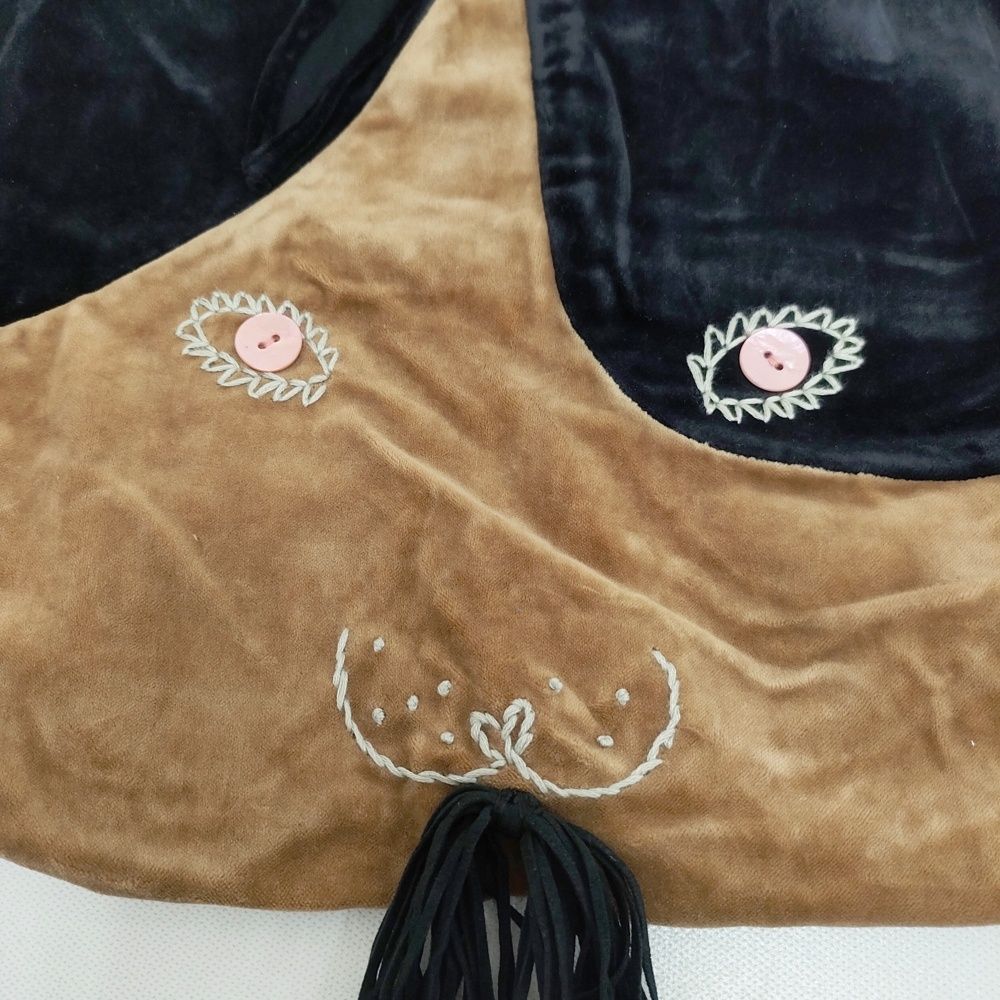 mina perhonen usa bag qa9450 ベルベット トートバッグ ブラック