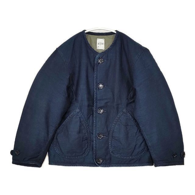 45R/45rpm サテンキルトの908ビーチブルゾン（インディゴ 焦）定価