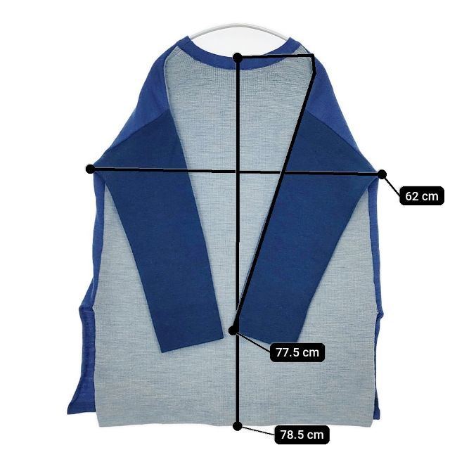 45R/45rpm アルルとフロートのミックスビッグチュニック 定価52800円