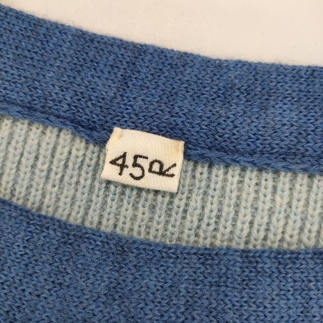 45R/45rpm アルルとフロートのミックスビッグチュニック 定価52800円 ウール チュニック ブルー レディース フォーティーファイブアールピーエム【中古】5-1119T∞ 45R/45rpm アルルとフロートのミックスビッグチュニック 定価52800円