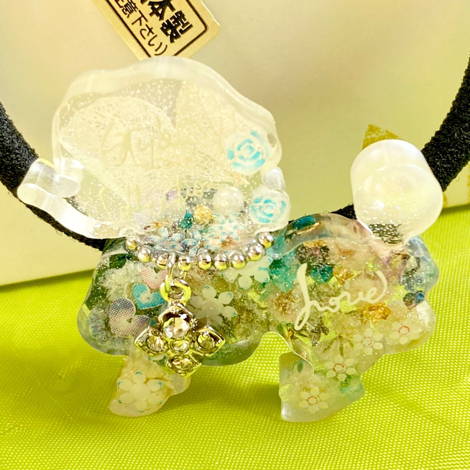 レジンヘアゴム　プードル レジン🍀ヘアゴム🍀プードル - メルカリ