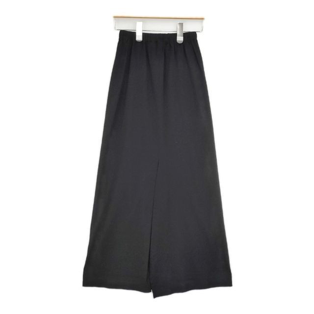 JURGEN LEHL J0143US211 ウールシルク ロングスカート ブラック