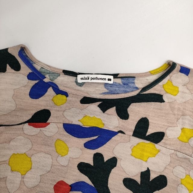 mina perhonen ta8863 marguerite 38 ウール ワンピース ピンク