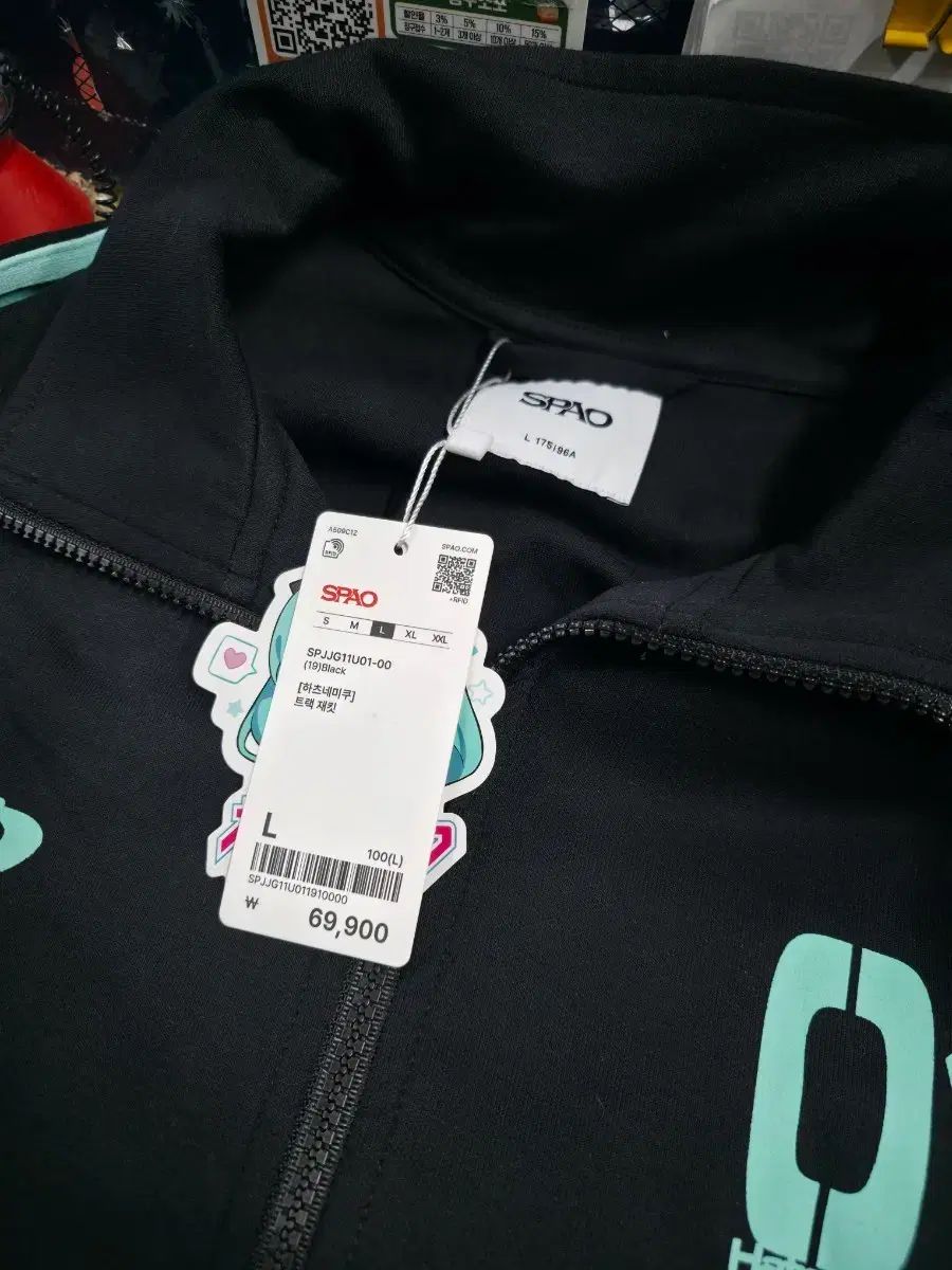 SPAO 初音 ミク トラック ジャケット L ブラック 現物