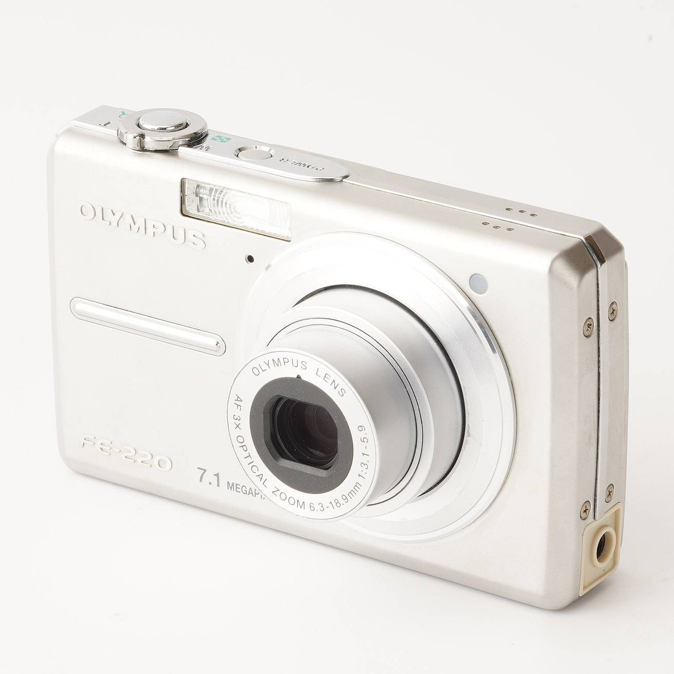 OLYMPUS CAMEDIA FE-220 シルバー 動作品 付属品付 オリンパス