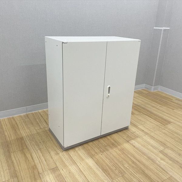 両開き書庫 リンクス LX 5 オフィス書庫 スチール収納 プラス ホワイト