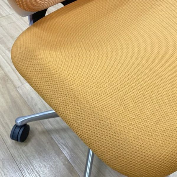  オカムラ サブリナチェア ハイバック オフィスチェア 肘無 オレンジ ゲーマーチェア オフィスチェア ワークチェア 椅子 チェア