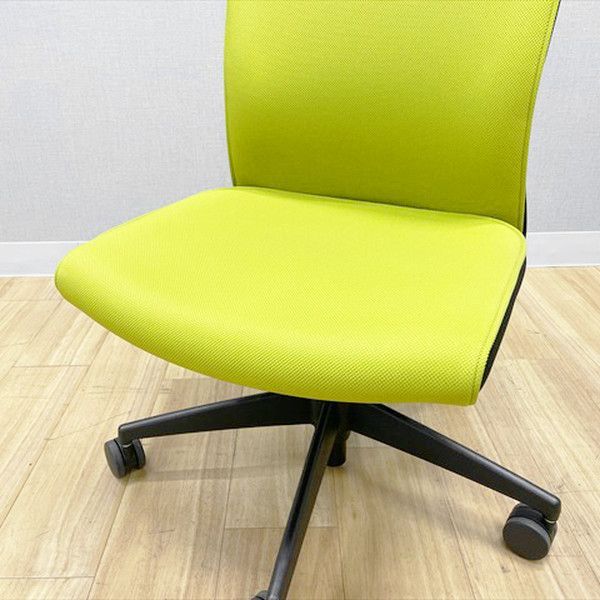  コクヨ プントチェア ローバック スタンダート ハンガー付 オフィスチェア 肘無 リーフグリーン 高さ調整 オフィスチェア ワークチェア 椅子 チェア