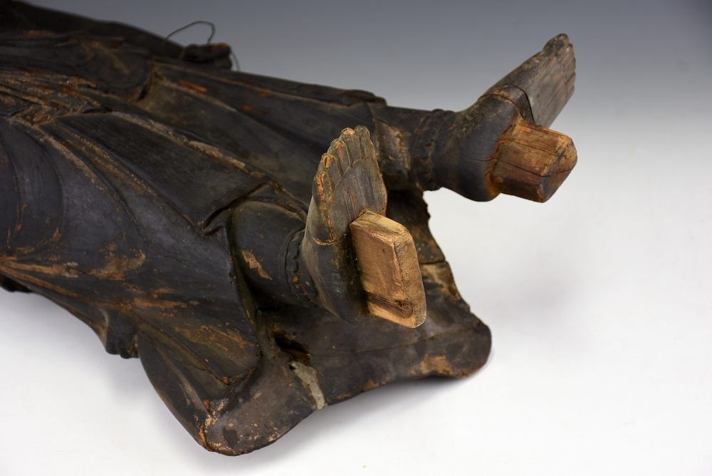 蔵A5737】仏教古美術 木彫 不動明王像 江戸時代 像高：65cm - メルカリ