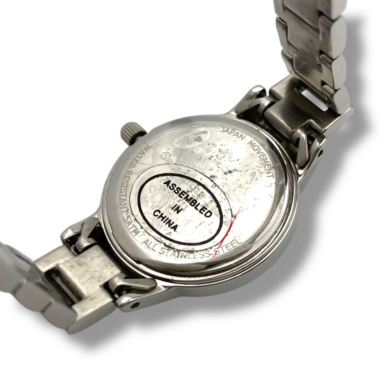 新品電池/稼働 サマンサティアラ ラウンドフェイスクラシカルウォッチ