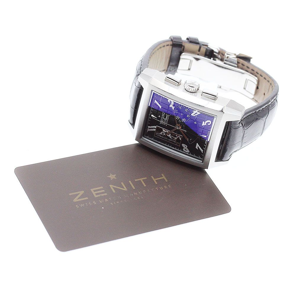 ゼニス ZENITH 03 0550 4021 グランド ポートロワイヤル オープン パワーリザーブ 自動巻き メンズ保証書付き_921602