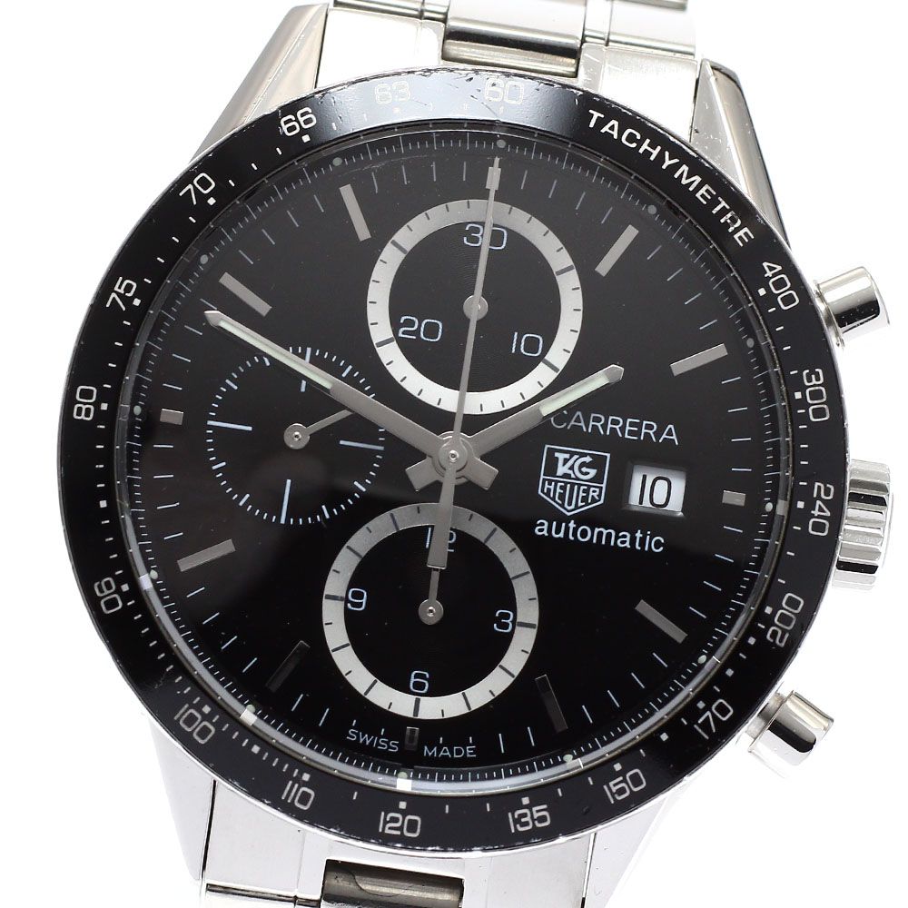 タグホイヤー TAG HEUER CV 2010.BA 0786 カレラ クロノグラフ デイト 自動巻き メンズ保証書付き_921314