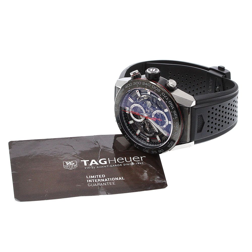 タグホイヤー TAG HEUER CAR 2 A 1 Z FT 6044 カレラ キャリバーホイヤー01 デイト クロノグラフ 自動巻き メンズ 保証書付き_922116