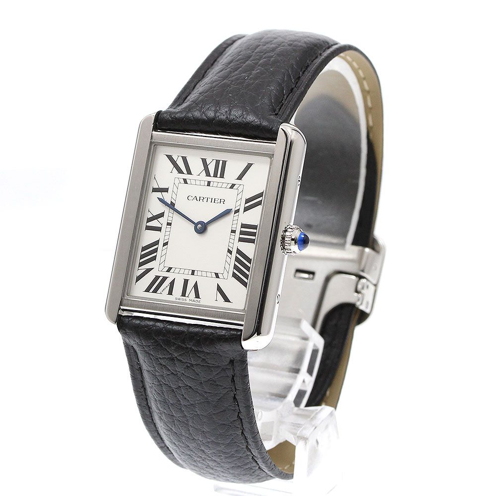 カルティエ CARTIER WSTA0028 タンクソロ LM クォーツ メンズ美品