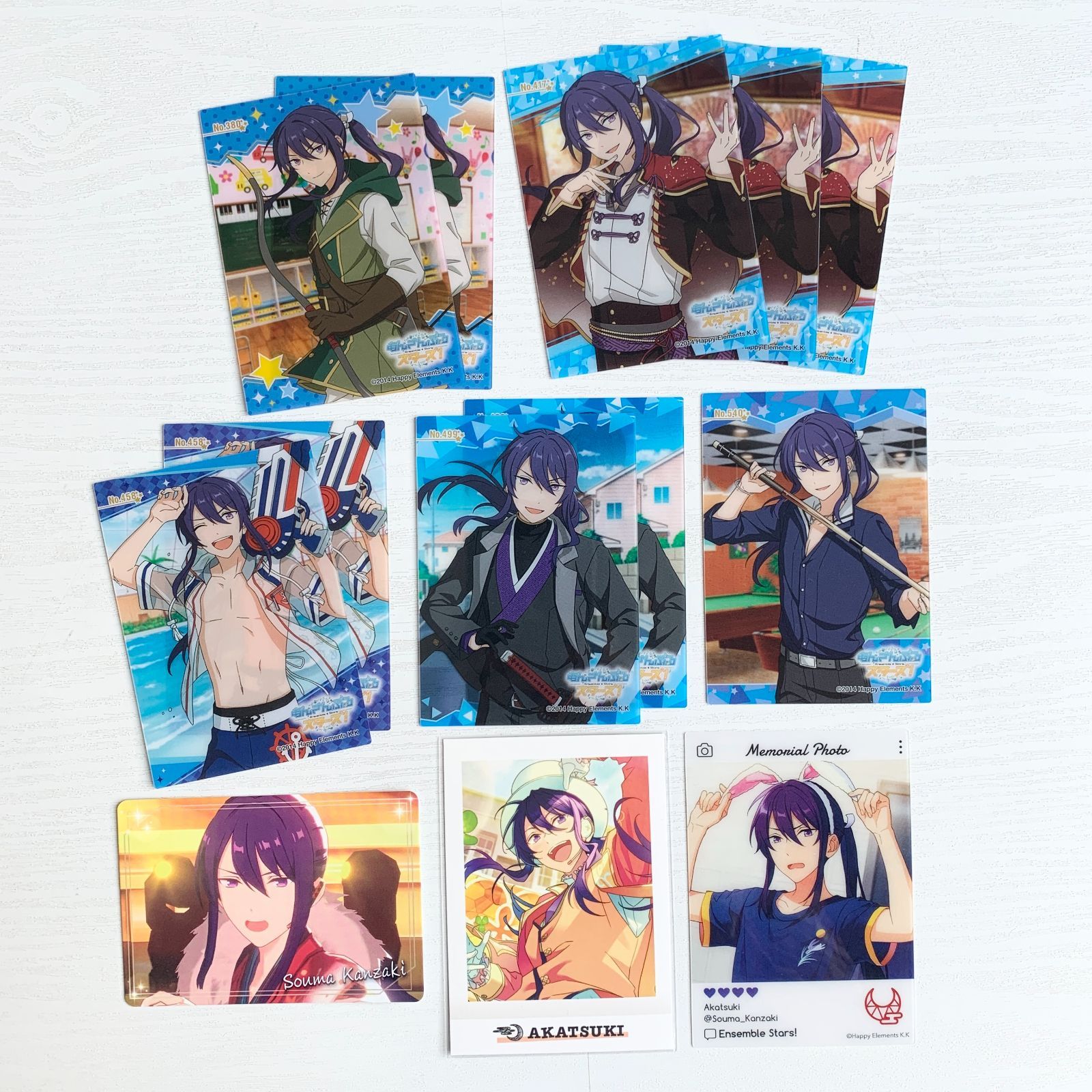 あんさんぶるスターズ 紅月 カード 缶バッジ 他 グッズセット 蓮巳敬人