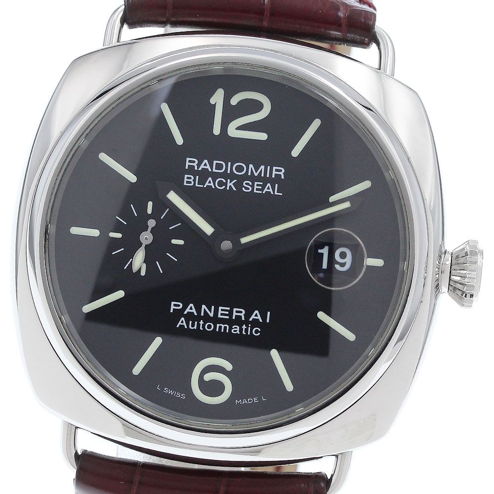 パネライ PANERAI ラジオミール ブラックシール デイト 自動巻き メンズ き_922020