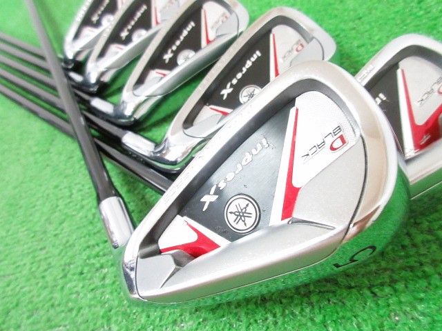 ヤマハ インプレスX Dブラック アイアンセット 6本 5 Pw Motore Speeder 75 i R