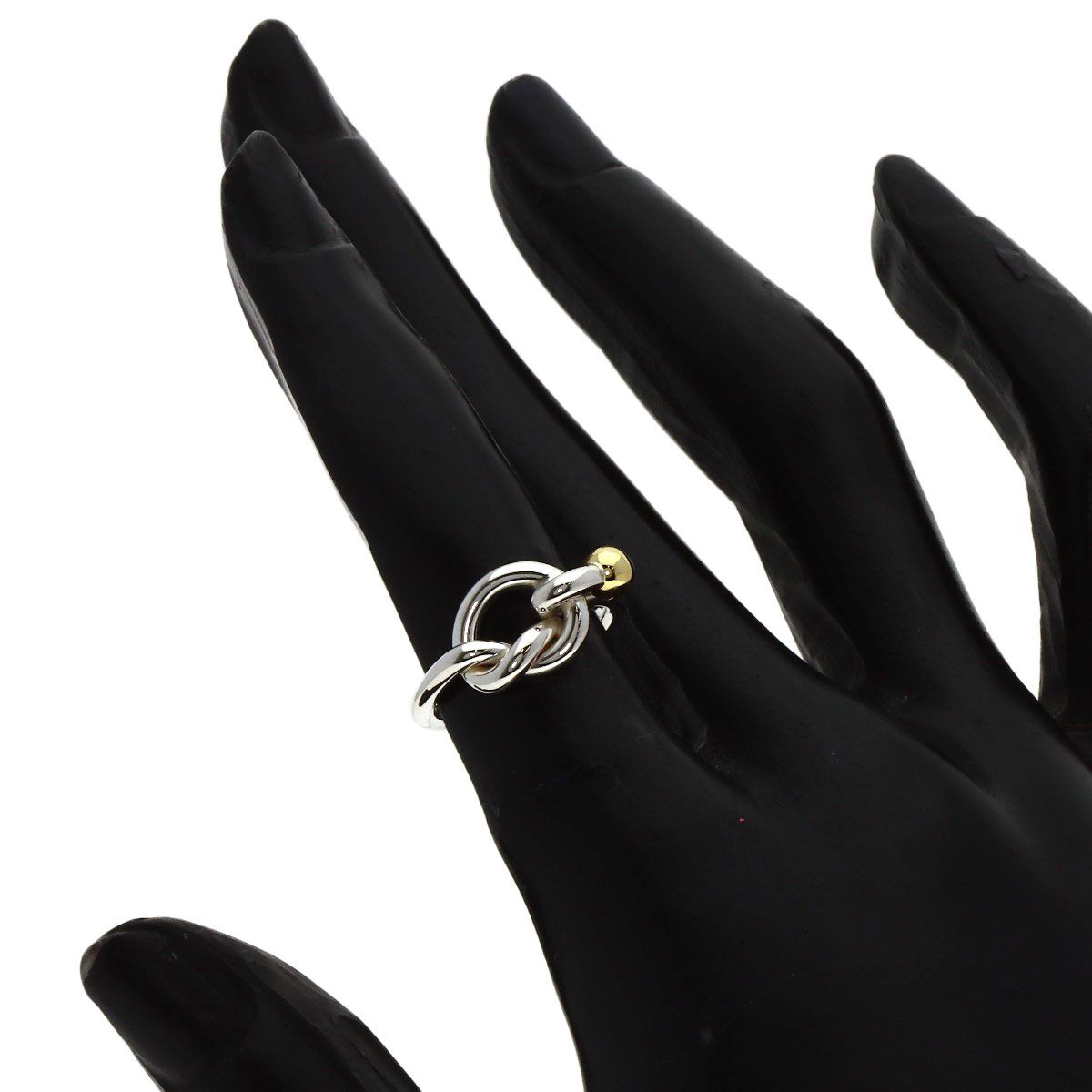 TIFFANY&Co. ティファニー ラブノット リング・指輪 SV K18YG