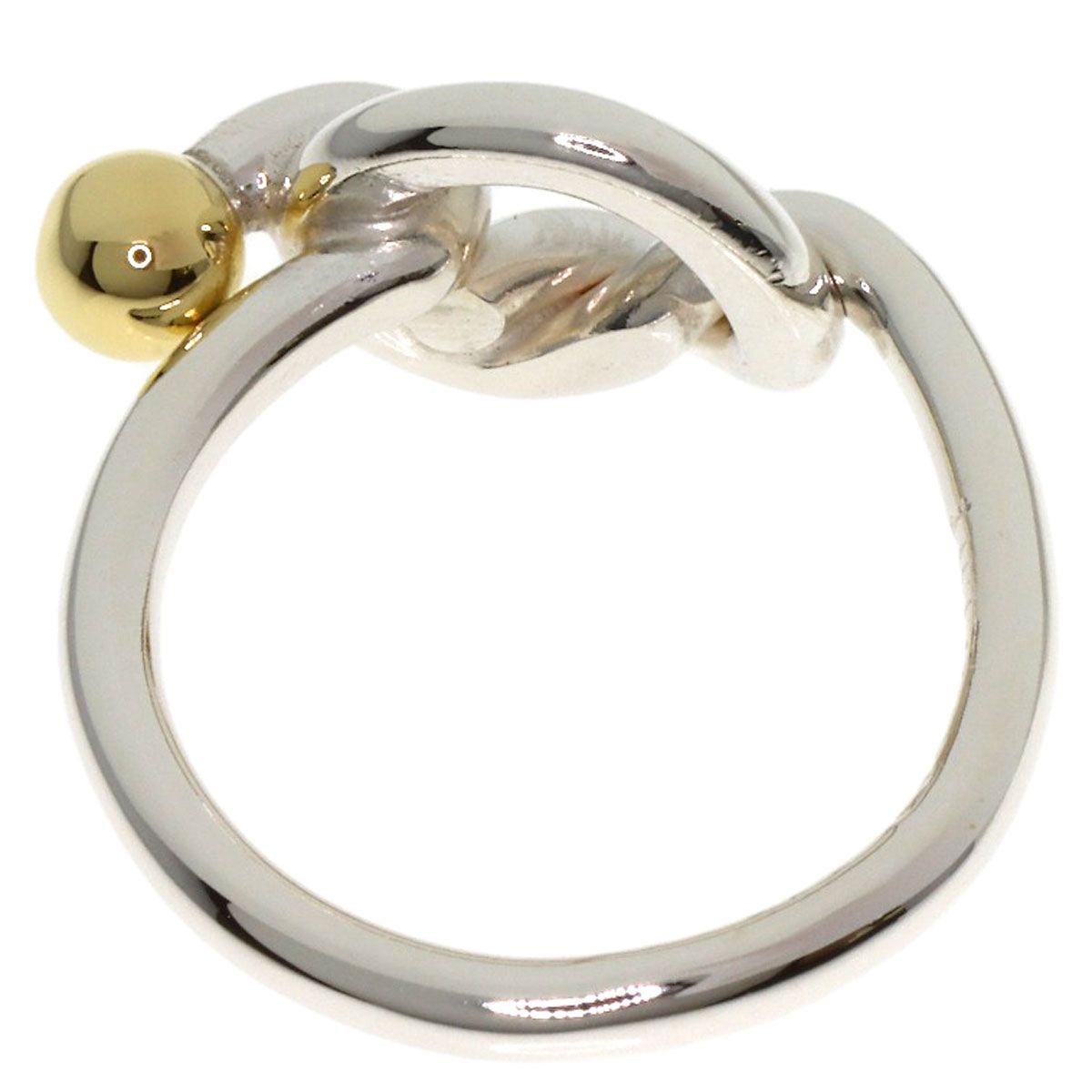 TIFFANY&Co. ティファニー ラブノット リング・指輪 SV K18YG