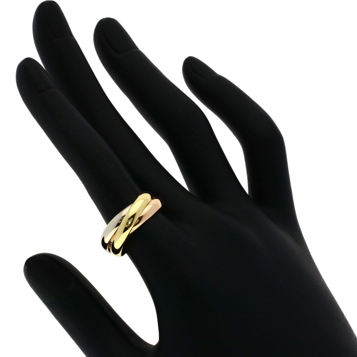 CARTIER カルティエ トリニティ #52 リング・指輪 K18YG K18PG K18WG