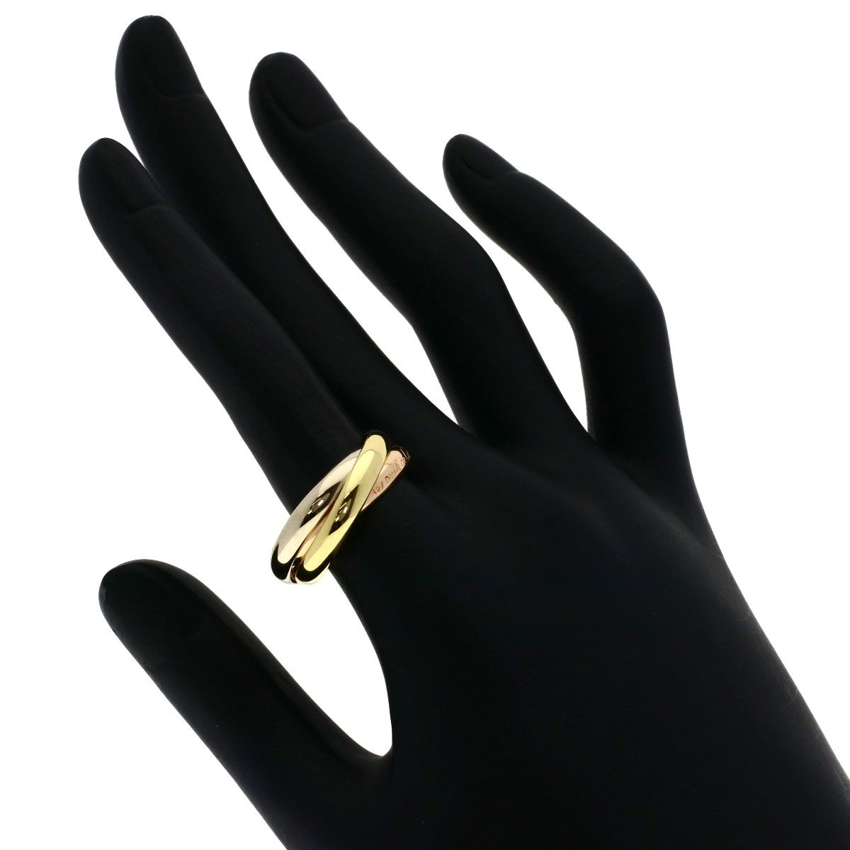 CARTIER カルティエ トリニティ #57 リング・指輪 K18YG K18PG K18WG