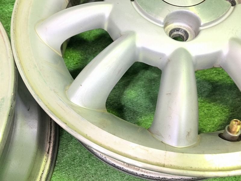 スズキ SUZUKI ラパン HE 21 S ホイール アルミ シルバー 13インチ 4 00 B 4穴 4本 100 45