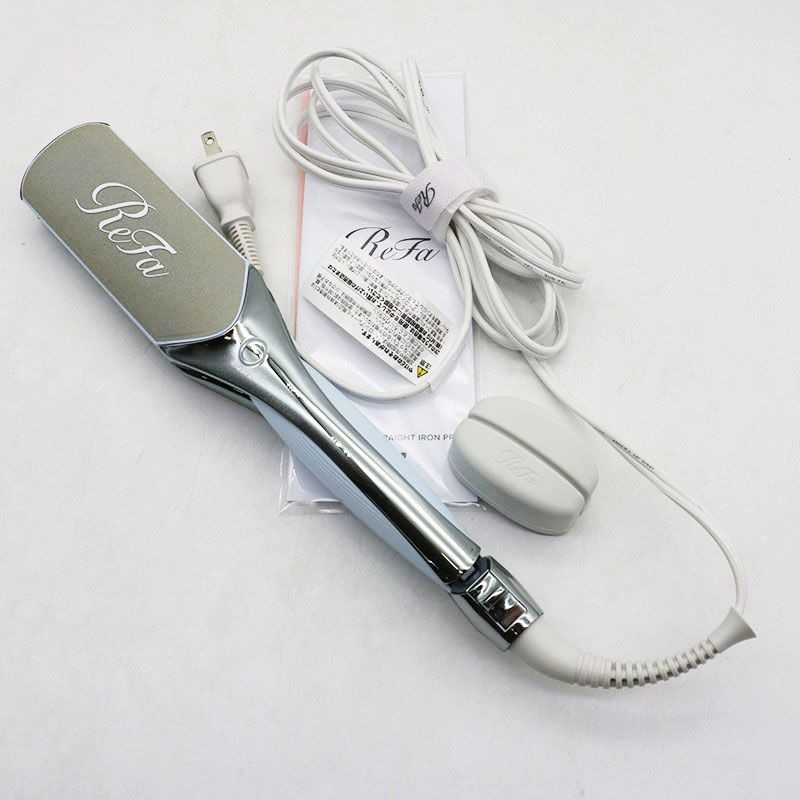 中古良品 ReFa POWER STRAIGHT IRON PRO RE-BS02A ホワイト リファ