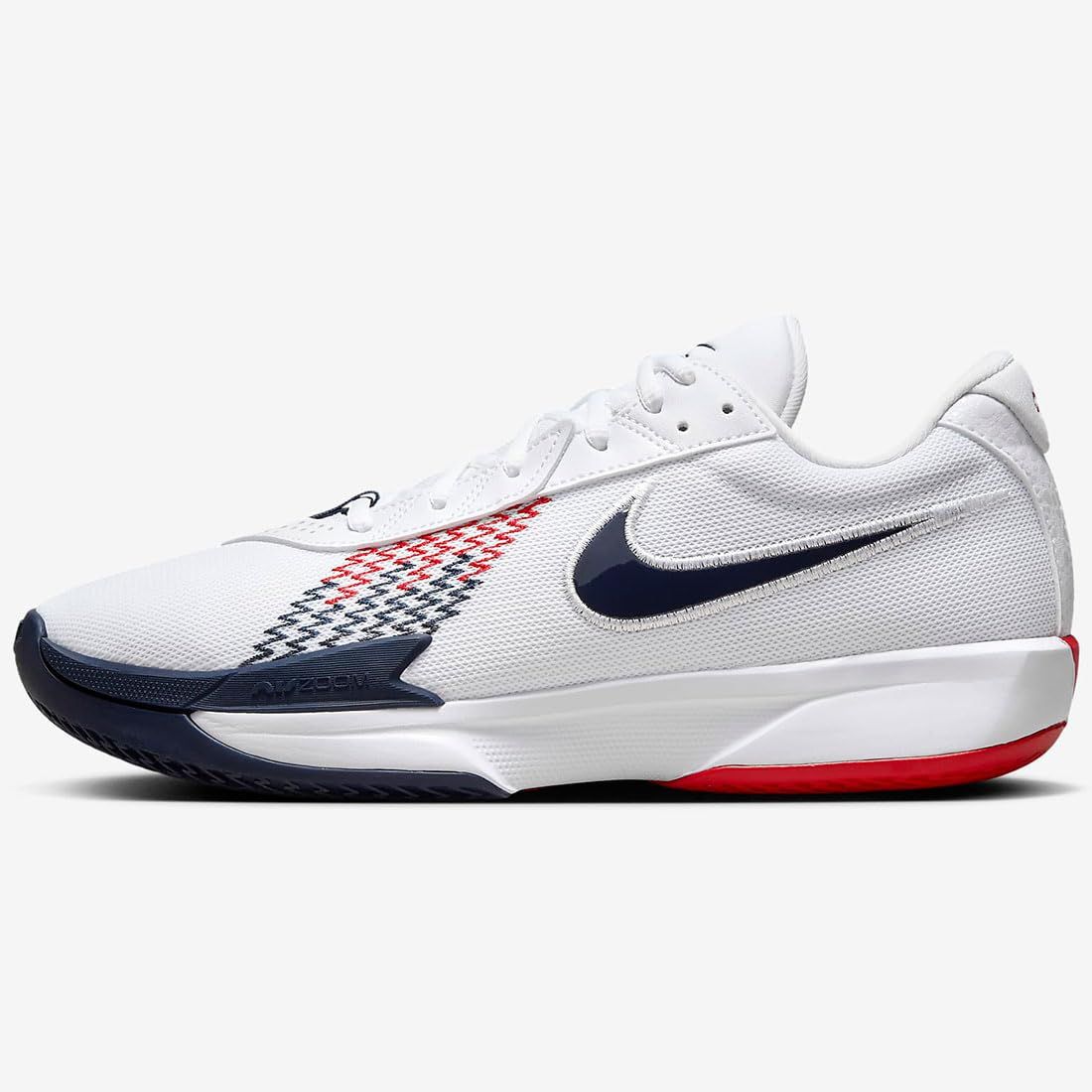 ナイキ G T カット アカデミー EP CUT ACADEMY ホワイト スポーツレッド オブシディアン FB 2598 104 25 5 cm