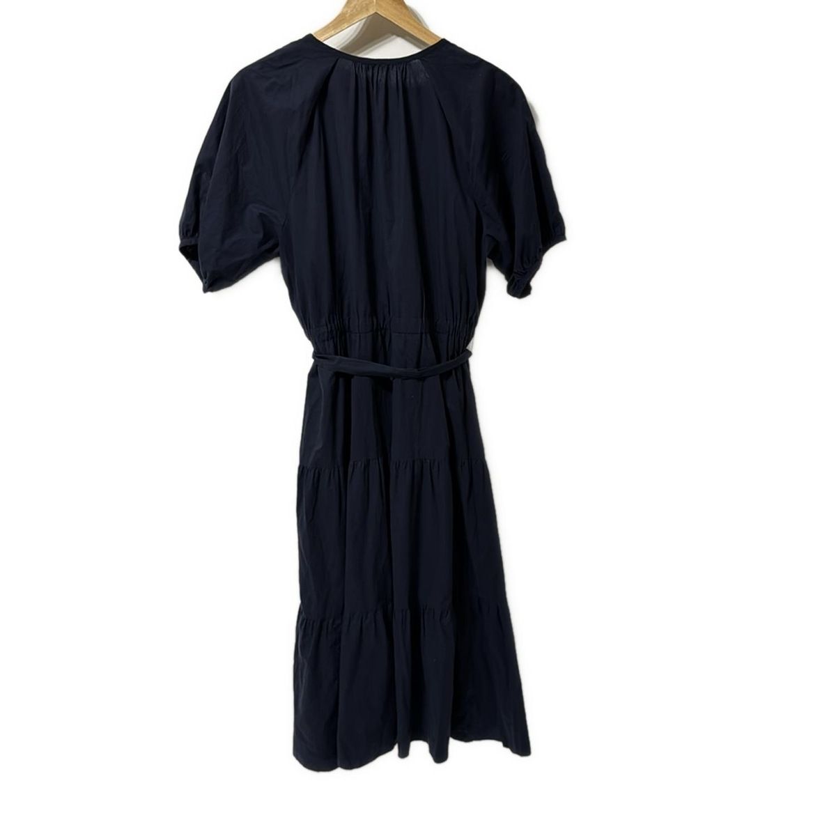 Rose Tiara ローズティアラ ワンピース サイズ42 L レディース ダークネイビー 半袖 ロング
