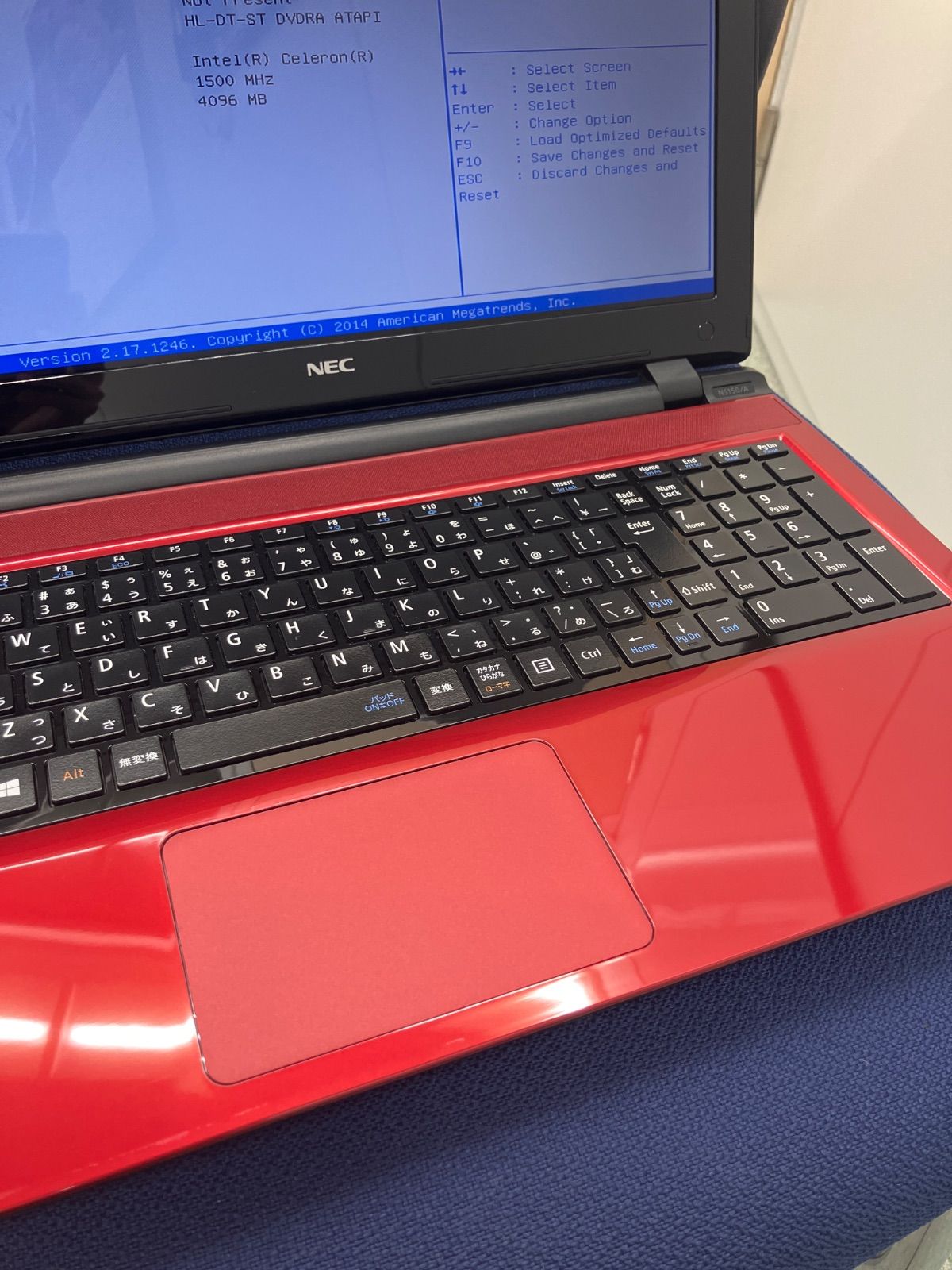 ジャンク NEC PC-NS150AAR Celeron（R） 1500MHz ノートPC - メルカリ