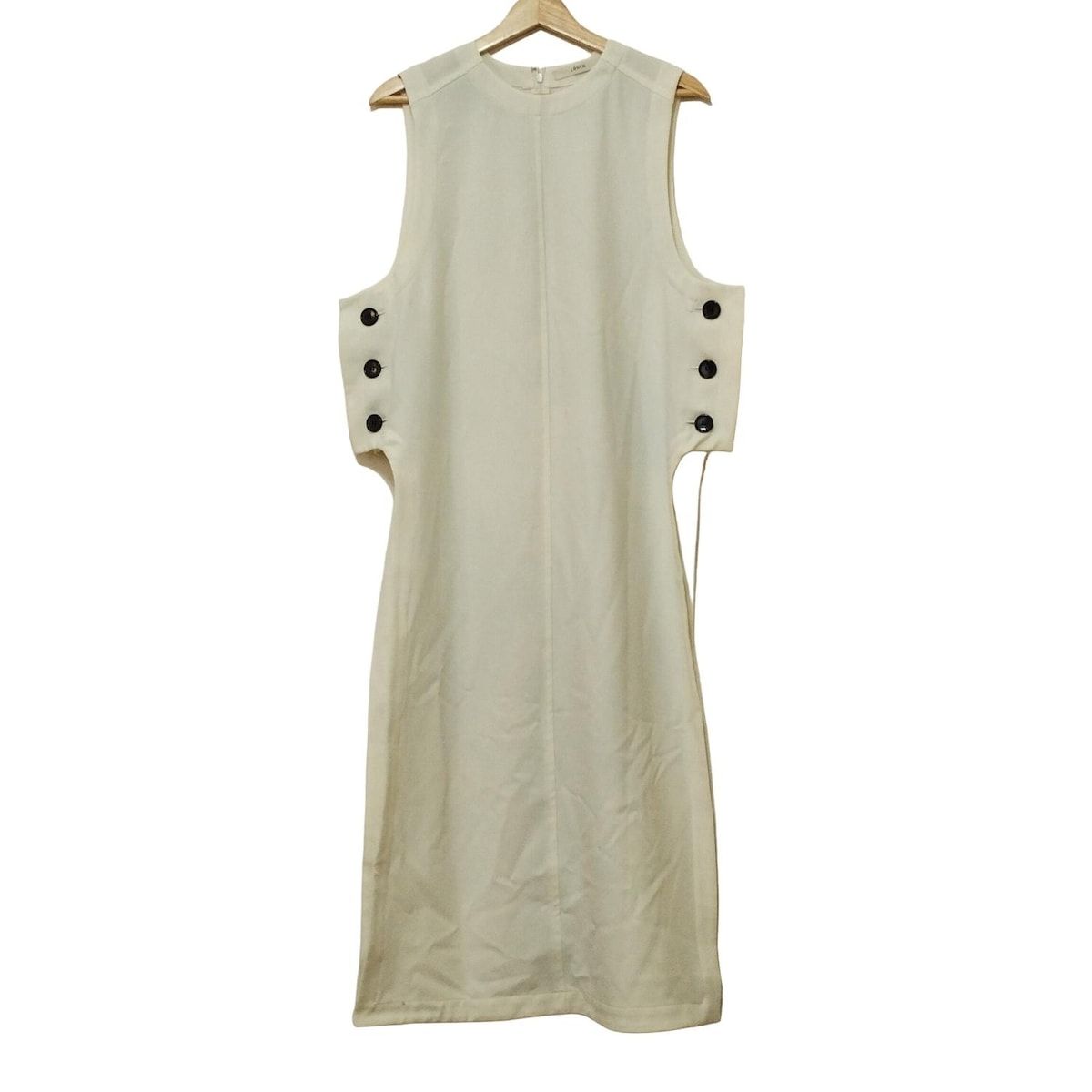 LOHEN ローヘン ワンピース サイズF レディース - アイボリー クルーネック ノースリーブ ロング