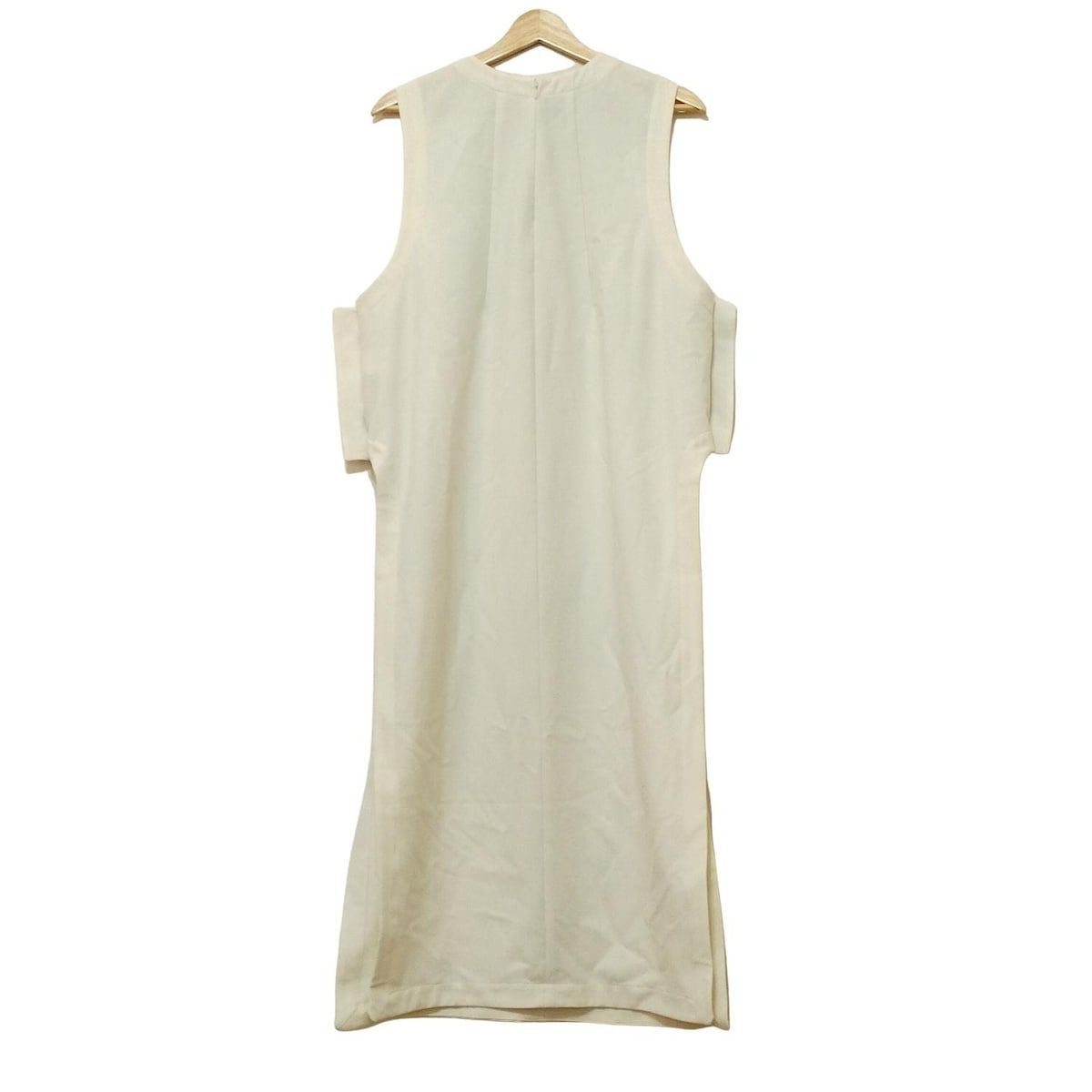 LOHEN ローヘン ワンピース サイズF レディース アイボリー クルーネック ノースリーブ ロング