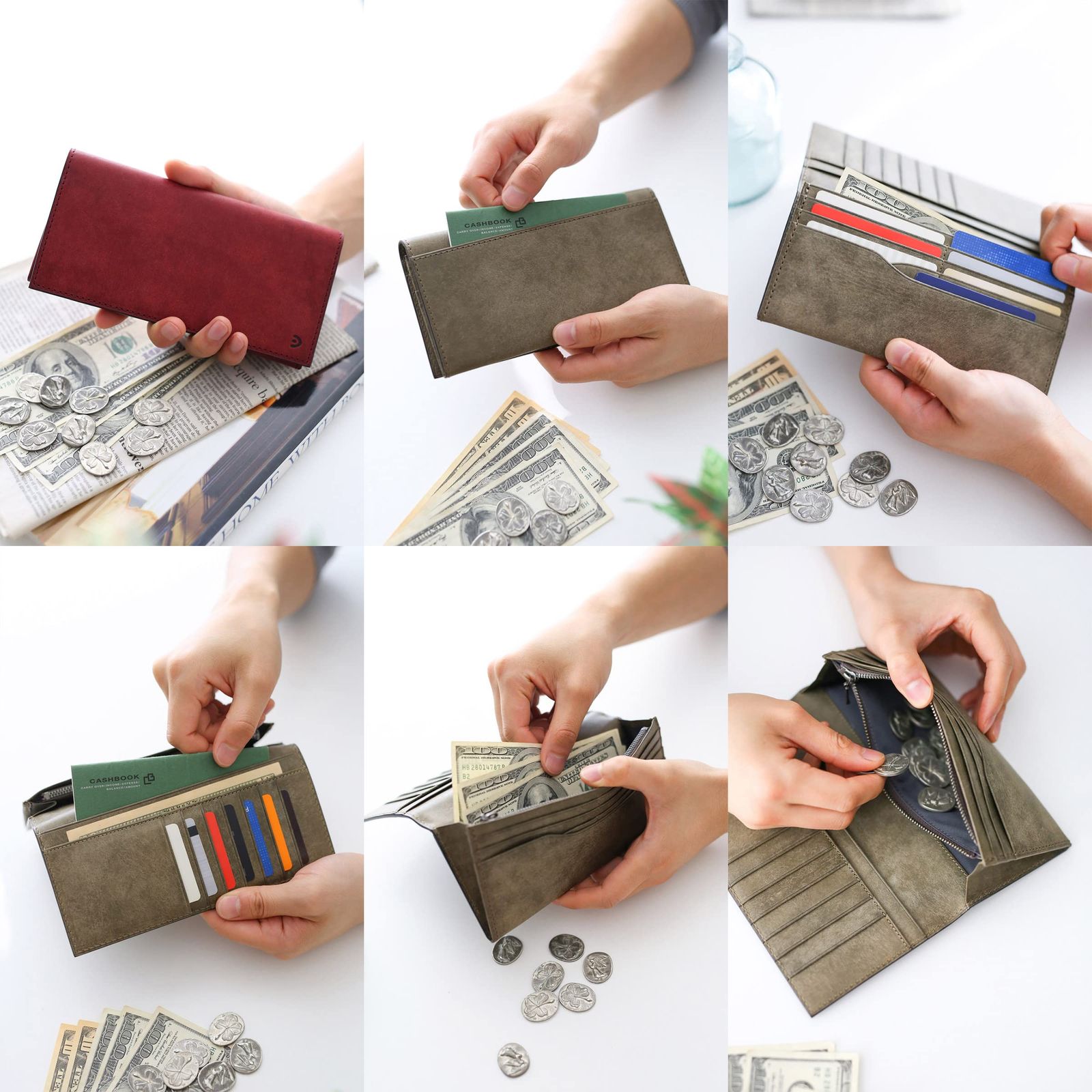 バギーポート 長財布 本革 ブオナ ZYS 2401 メンズ ワイン BP-ZYS 2401-WI