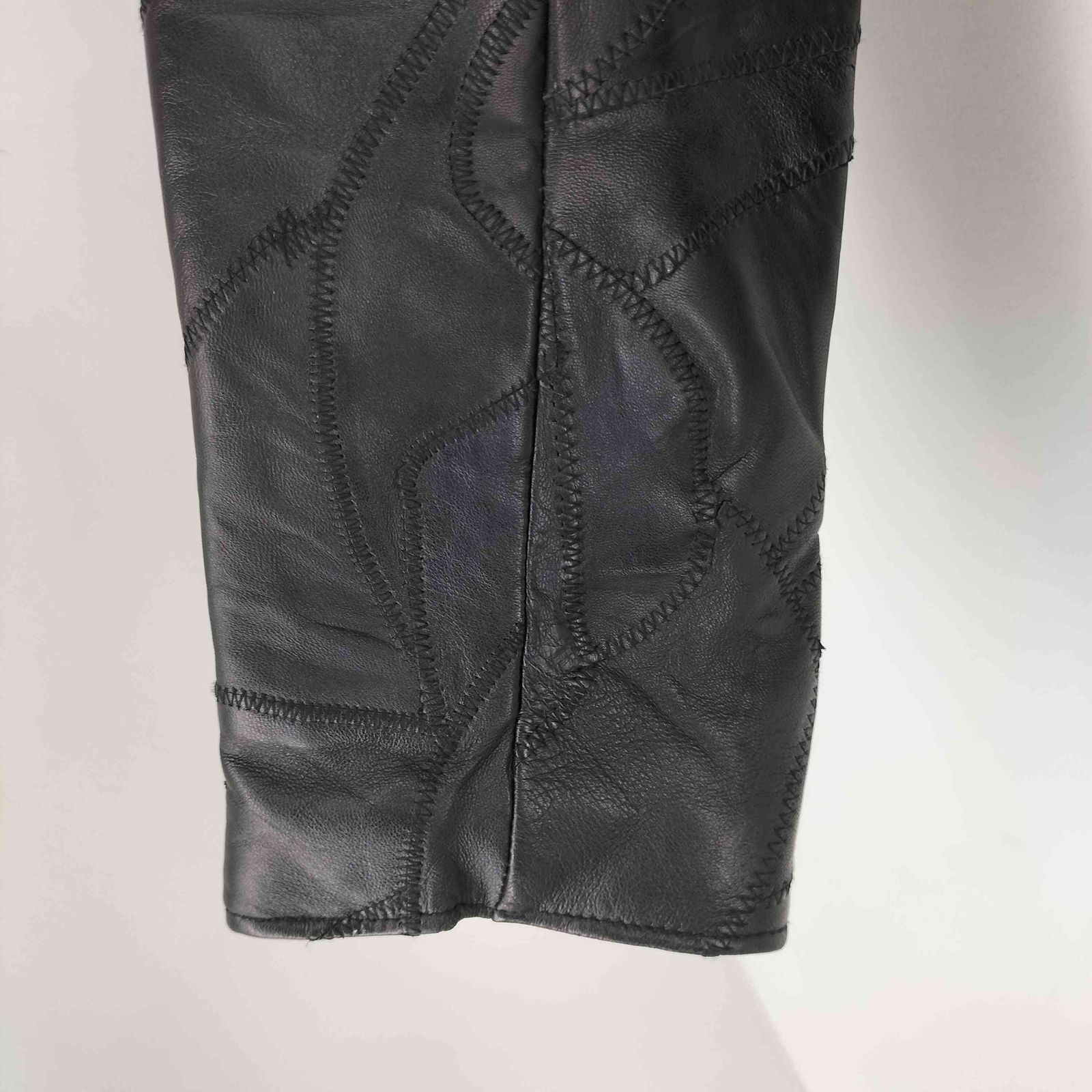 ユーズドフルギ USED古着 ALL THE WAY 羊革ランダムステッチデザイン