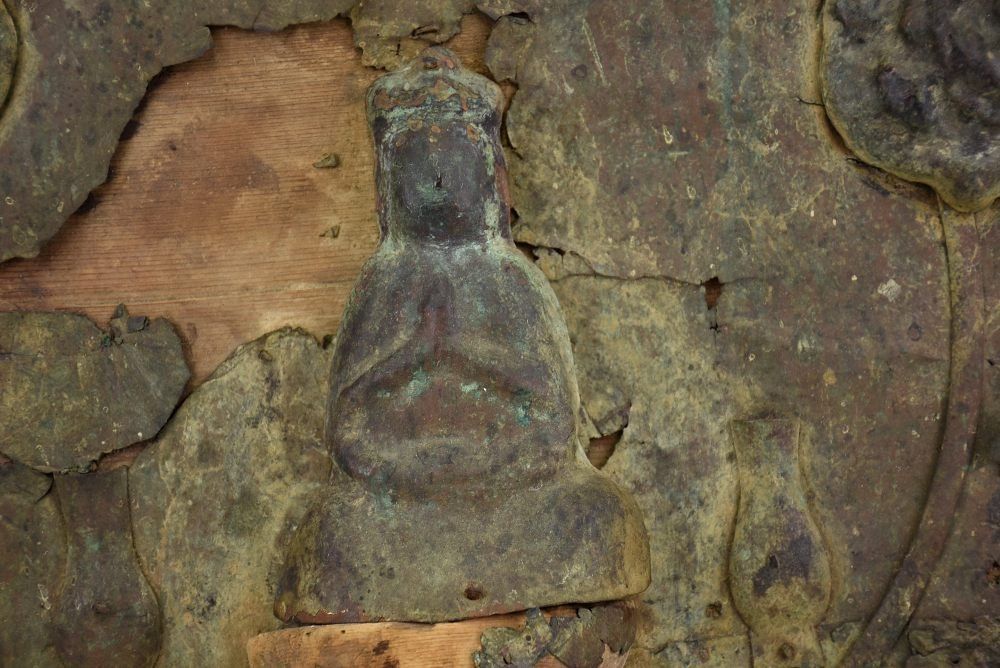 蔵A5769】仏教古美術 青銅掛け仏 鎌倉後期～室町時代 - メルカリ