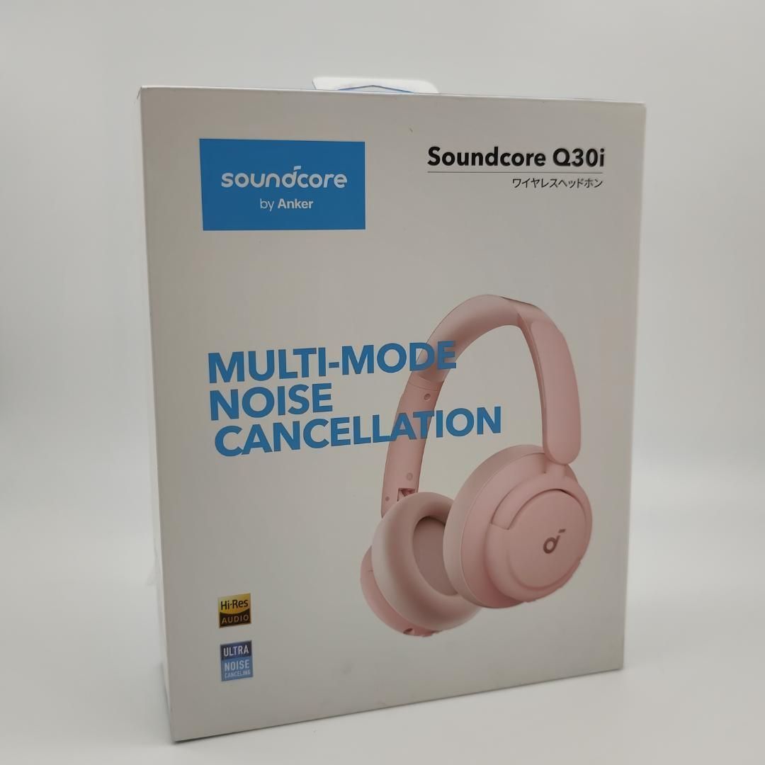 Anker Soundcore Q 30 i Bluetooth 5 3 ワイヤレス ヘッドホン ウルトラノイズキャンセリング マイク内蔵 アプリ対応 ピンク