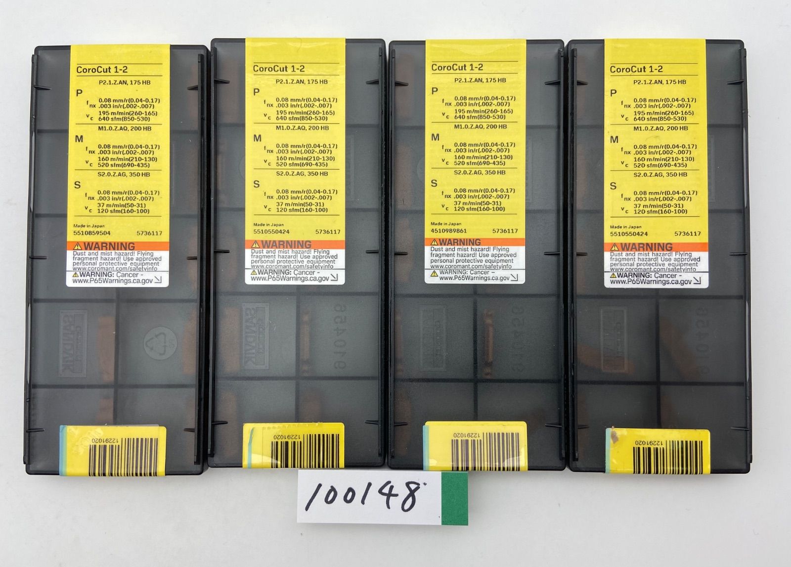 サンドビックSANDVIK N 123 G 2-0300-0004-GF 1125 4箱セット