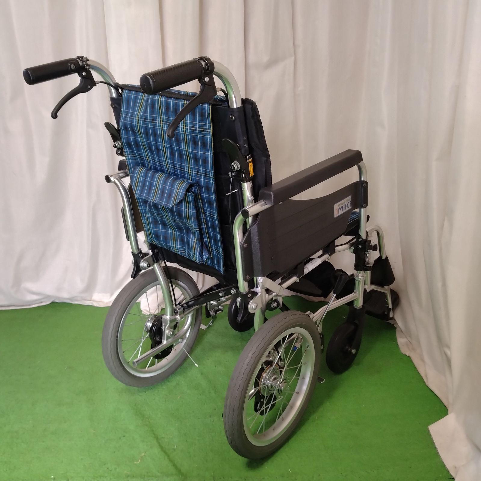 WC-12744） MiKi miki ミキ SKT-2 コンパクト 介助式/車椅子/車イス