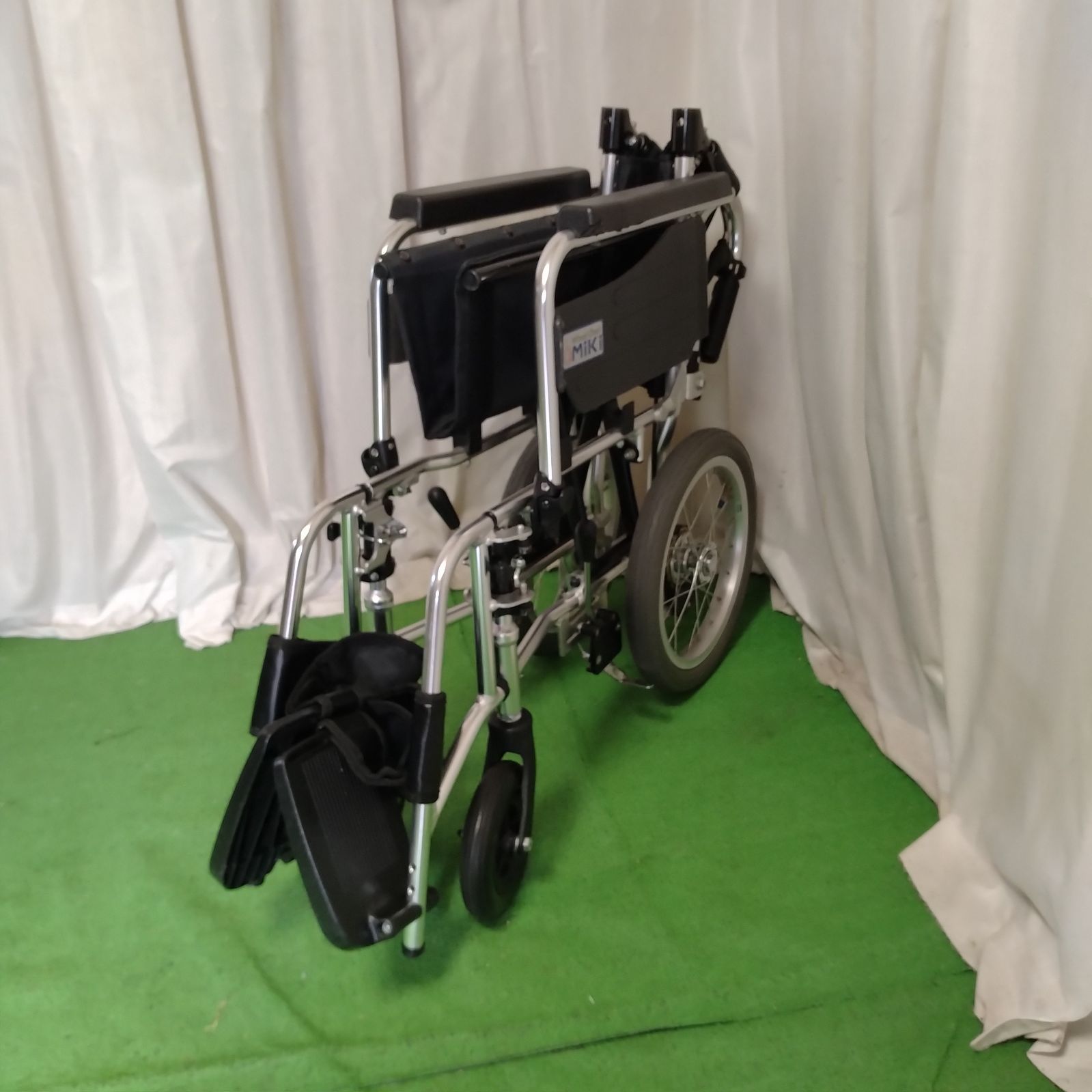 WC-12744） MiKi miki ミキ SKT-2 コンパクト 介助式/車椅子/車イス