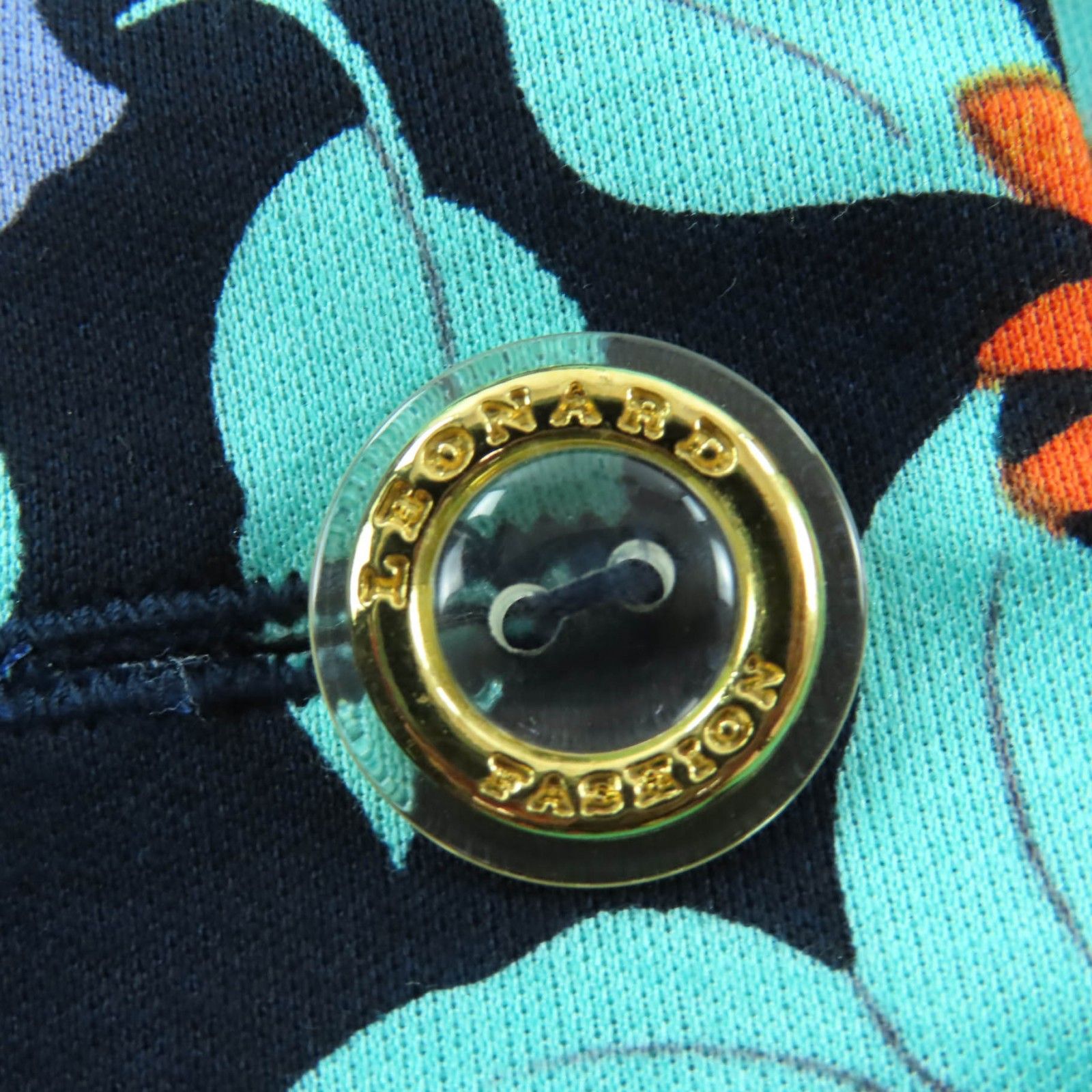 極美品☆LEONARD FASHION レオナール ファッション コットン100％ 花柄