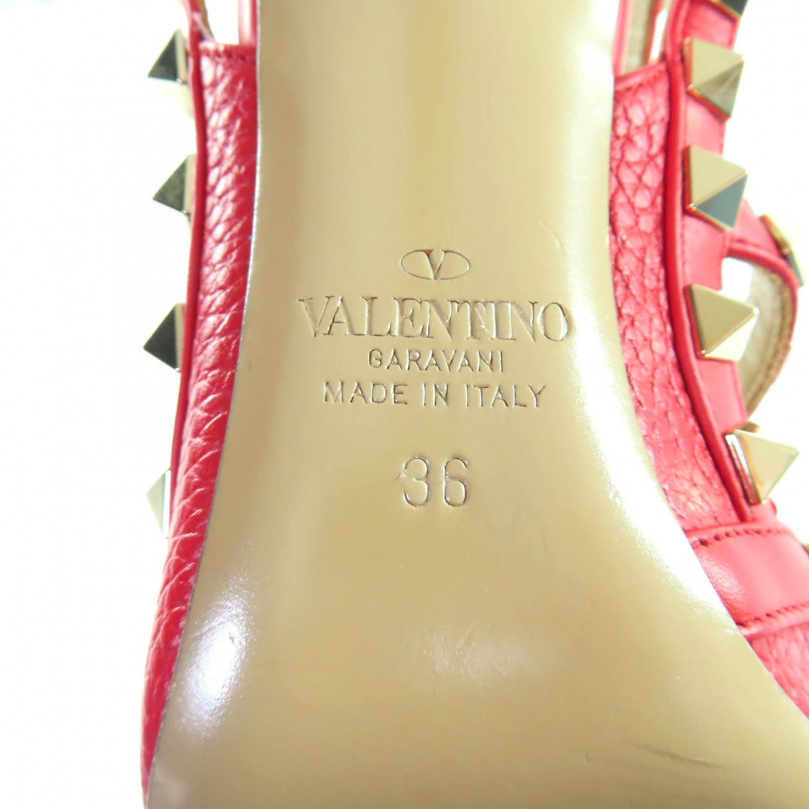 美品◇Valentino Garavani ヴァレンティノガラヴァーニ ロックスタッズ