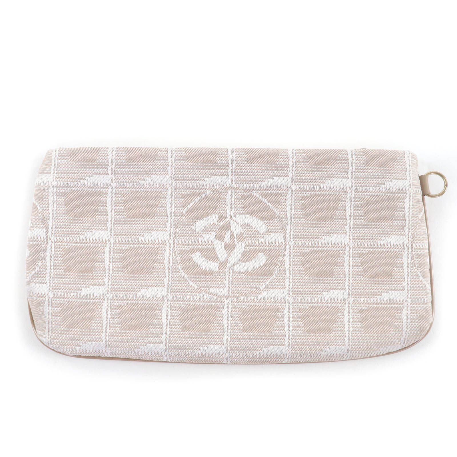 極美品☆CHANEL シャネル ニュートラベルライン ココマーク ロゴZIP