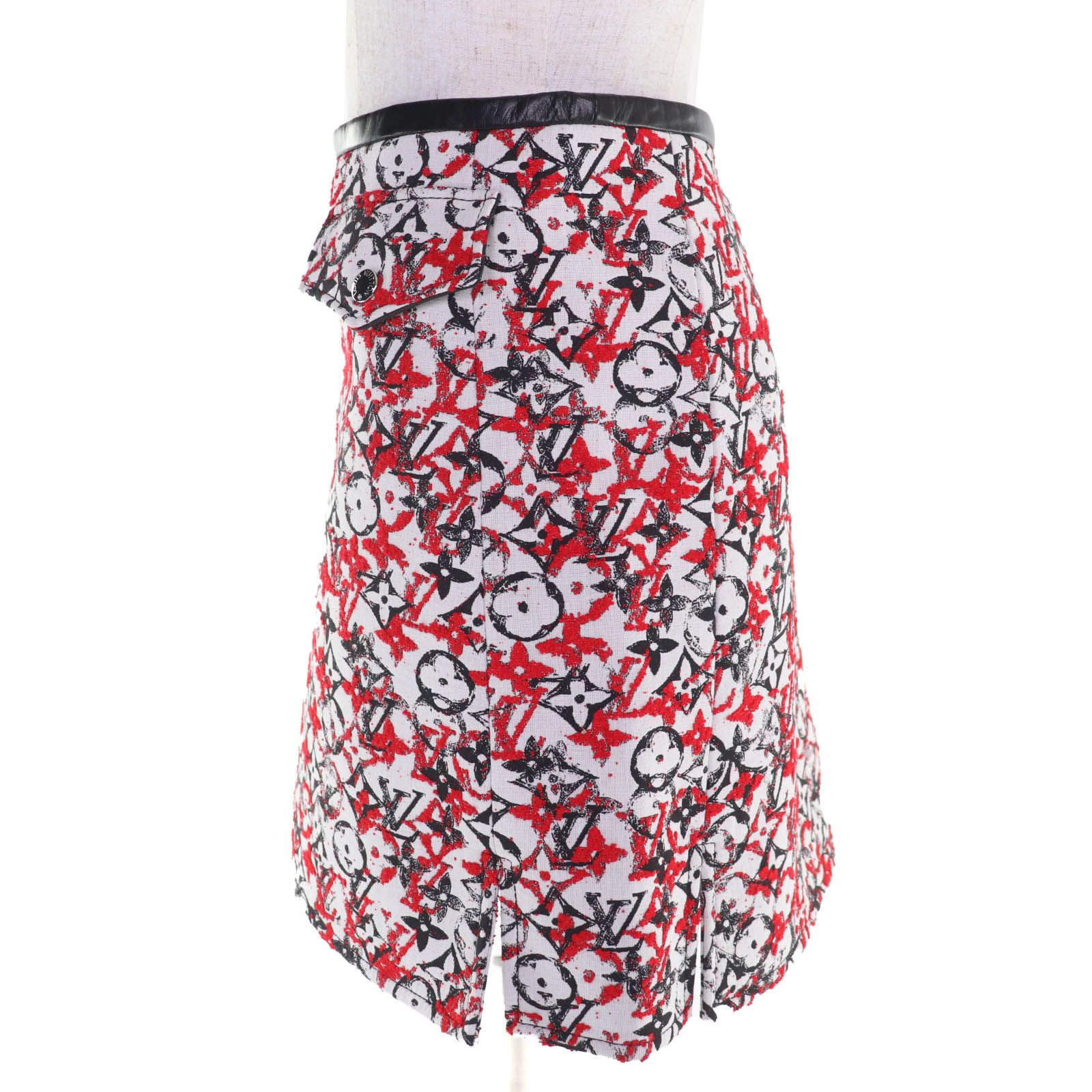 極美品△LOUIS VUITTON ルイヴィトン コットン モノグラム ジャカード