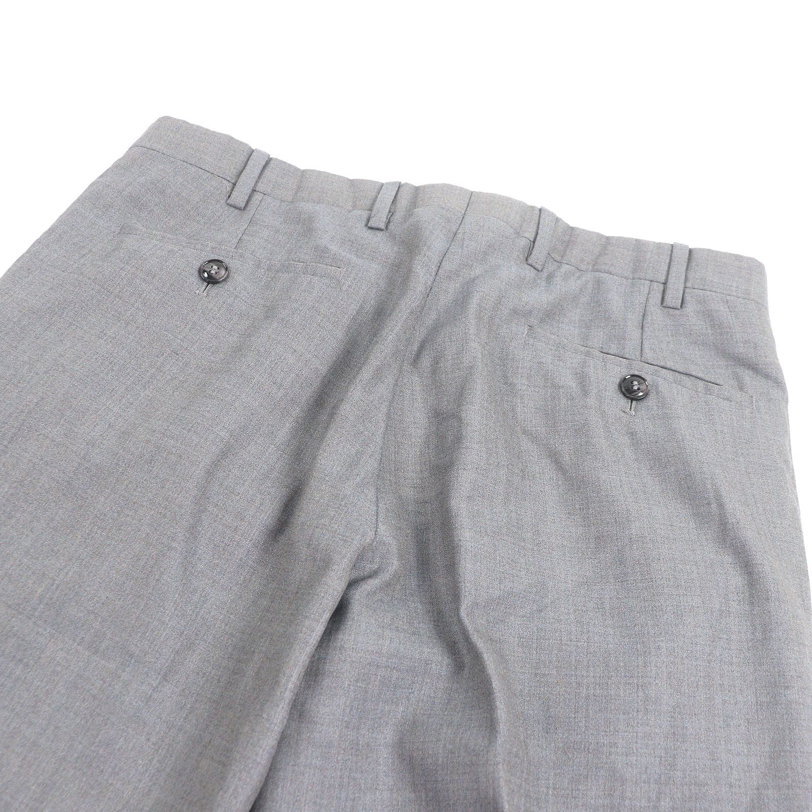 極美品□GIORGIO ARMANI ジョルジオアルマーニ ウール シルク混 黒タグ