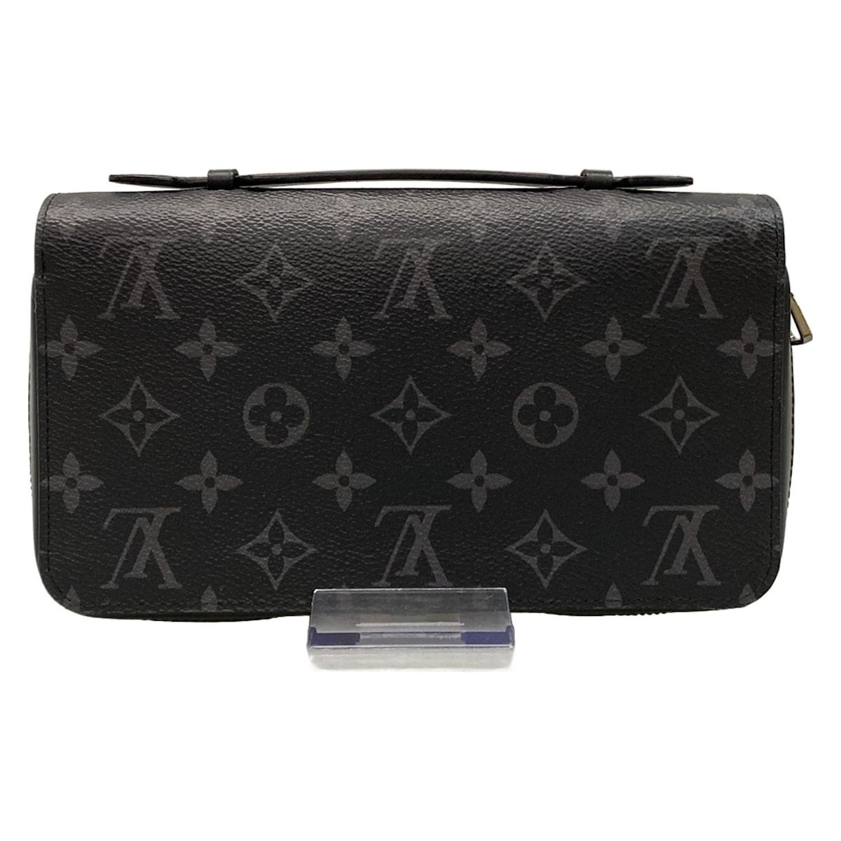 極美品 ルイヴィトン 財布 モノグラム エクリプス ジッピー パース LOUIS VUITTON(ルイヴィトン) 長財布 モノグラムエクリプス(キャンバス