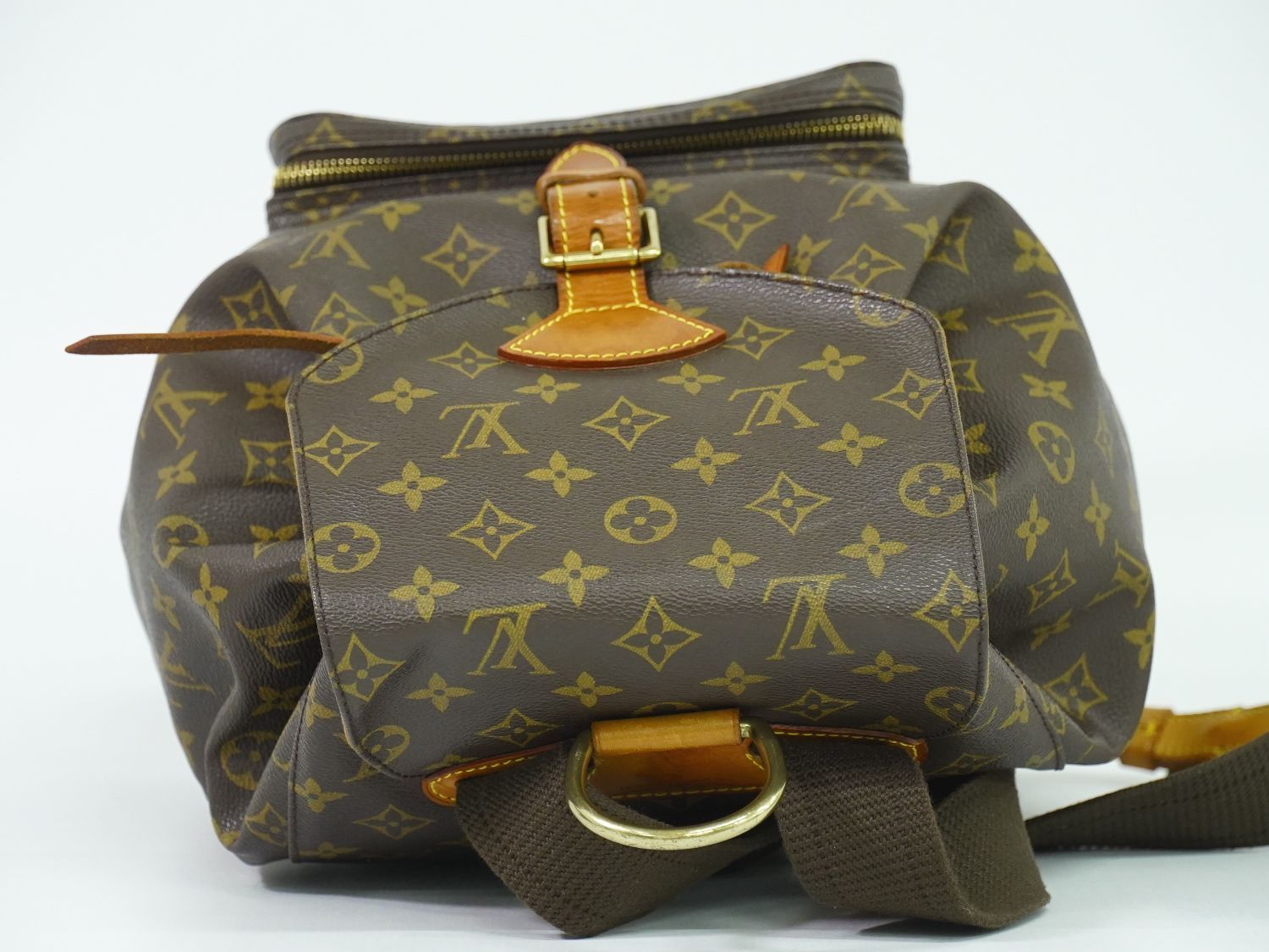 本物 ルイヴィトン LOUIS VUITTON LV モンスリ GM モノグラム リュック