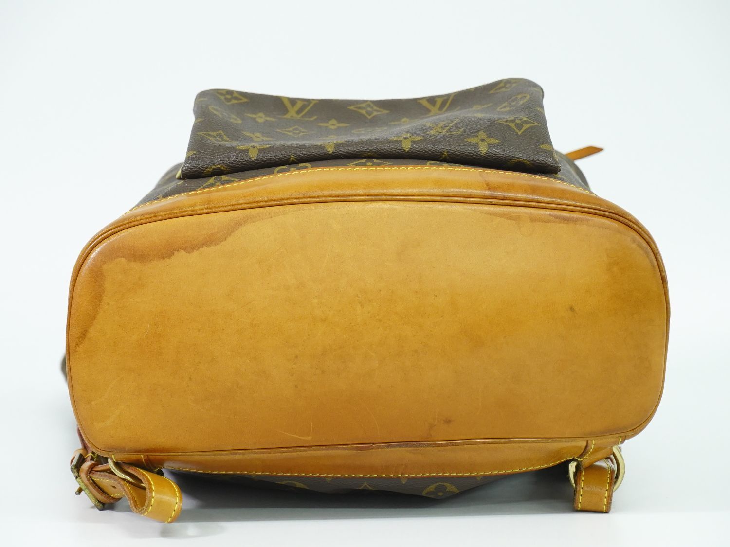 本物 ルイヴィトン LOUIS VUITTON LV モンスリ GM モノグラム リュック