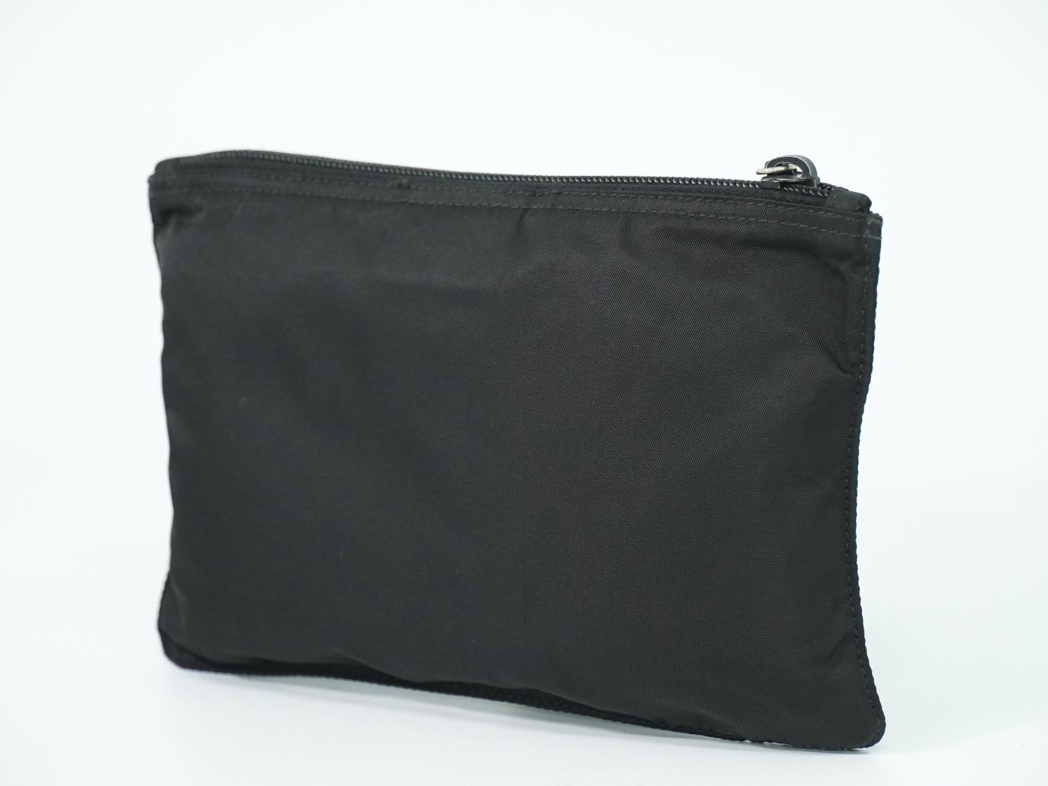 本物 プラダ PRADA ナイロン ポーチ 小物入れ ブラック 雑貨小物 中古