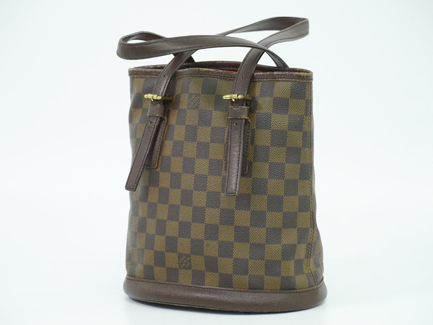 本物 ルイヴィトン LOUIS VUITTON LV マレ ダミエ エベヌ ショルダー