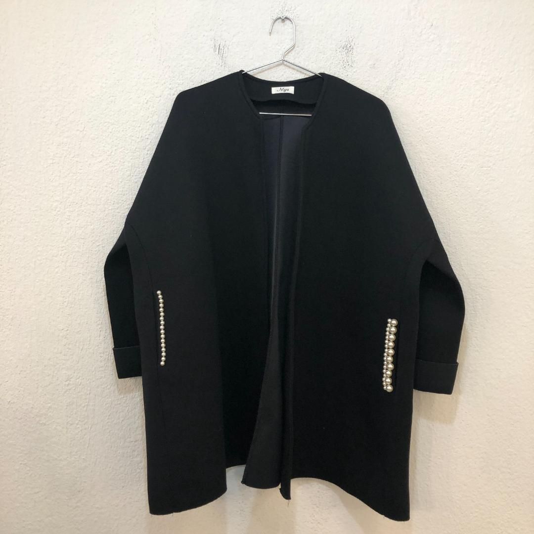 ミュー Myu トロフィーパールボンディングコート 【F】 - メルカリ